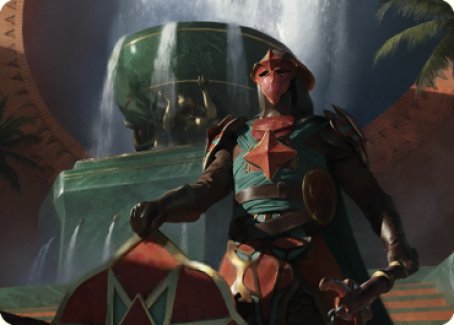 Tomakul Honor Guard Art Card [The Brothers' War Art Series]-1