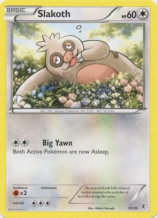 Slakoth (15/30) [XY: Trainer Kit 1 - Bisharp]-1