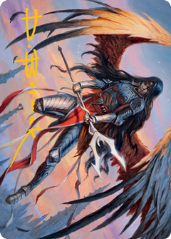 Liesa, Forgotten Archangel Art Card (Gold-Stamped Signature) [Innistrad: Midnight Hunt Art Series]-1