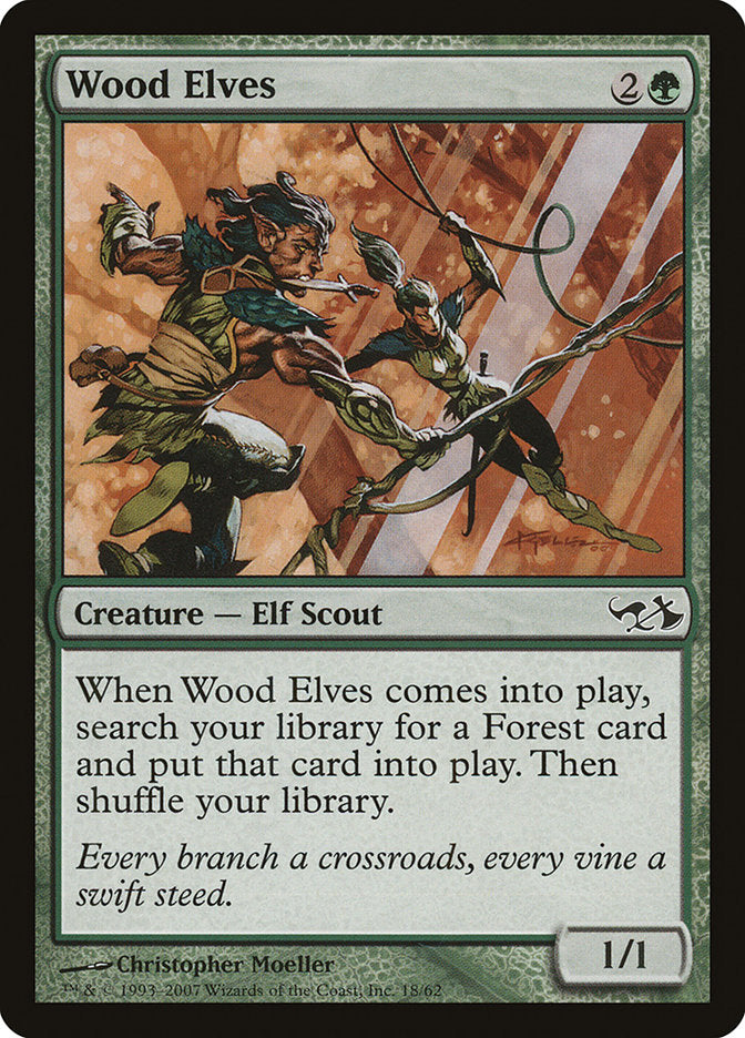 Wood Elves [Duel Decks: Elves vs. Goblins]-1