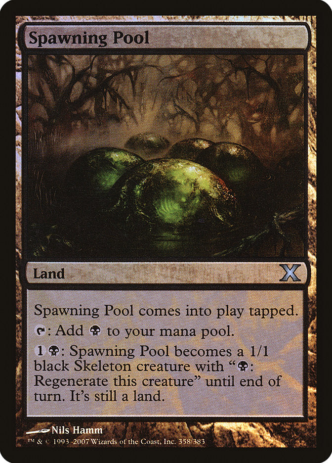 Spawning Pool (Premium Foil) [Tenth Edition]-1