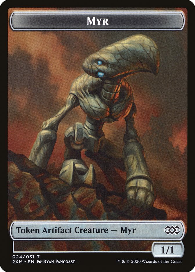 Cat // Myr (024) Double-Sided Token [Double Masters Tokens]-2