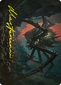 Shelob, Child of Ungoliant Art Card (Gold-Stamped Signature) [The Lord of the Rings: Tales of Middle-earth Art Series]-1