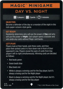 Day Vs. Night (Magic Minigame) [Innistrad: Midnight Hunt Minigame]-1