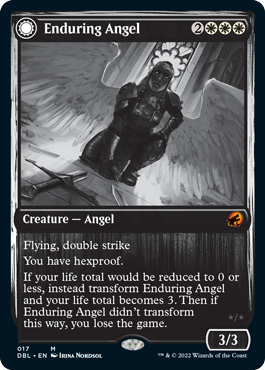 Enduring Angel // Angelic Enforcer [Innistrad: Double Feature]-1