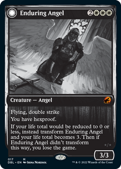Enduring Angel // Angelic Enforcer [Innistrad: Double Feature]-1