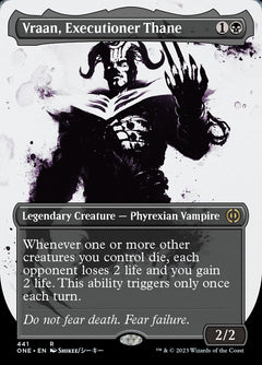 Vraan, Executioner Thane (Borderless Ichor Step-and-Compleat Foil) [Phyrexia: All Will Be One]-1