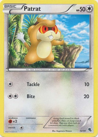 Patrat (12/30) [Black & White: Trainer Kit - Zoroark]-1