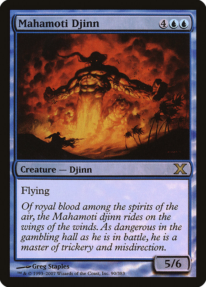 Mahamoti Djinn (Premium Foil) [Tenth Edition]-1