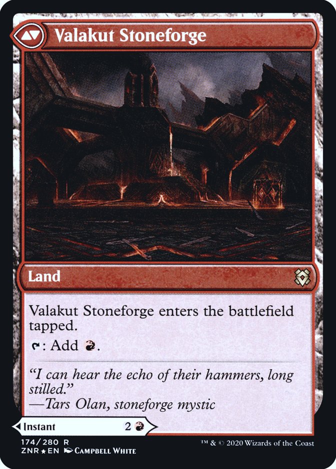 Valakut Awakening // Valakut Stoneforge [Zendikar Rising Prerelease Promos]-2