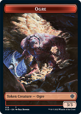 Ogre // Zombie Double-Sided Token [Starter Commander Decks]-1