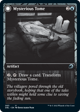 Mysterious Tome // Chilling Chronicle [Innistrad: Double Feature]-1