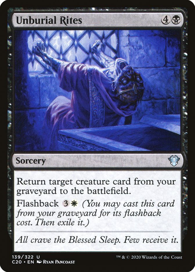 Unburial Rites [Commander 2020]-1