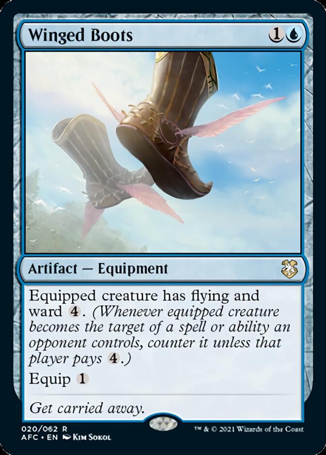 Winged Boots [Dungeons & Dragons: Adventures in the Forgotten Realms Commander]-1