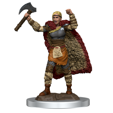 D&D Premium Painted Figures Human Barbarian Female