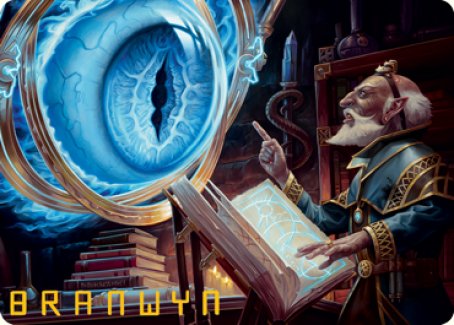 Contact Other Plane Art Card (Gold-Stamped Signature) [Dungeons & Dragons: Adventures in the Forgotten Realms Art Series]-1
