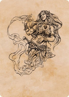 Djinni Windseer (Showcase) Art Card [Dungeons & Dragons: Adventures in the Forgotten Realms Art Series]-1