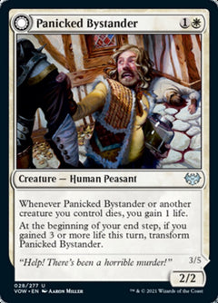 Panicked Bystander // Cackling Culprit [Innistrad: Crimson Vow]-1
