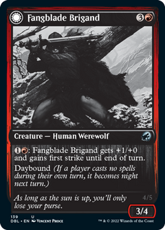 Fangblade Brigand // Fangblade Eviscerator [Innistrad: Double Feature]-1