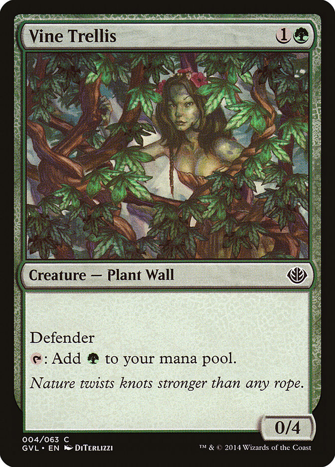 Vine Trellis (Garruk vs. Liliana) [Duel Decks Anthology]-1