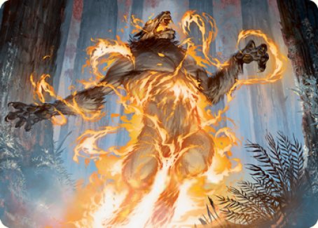 Burn the Accursed Art Card [Innistrad: Midnight Hunt Art Series]-1