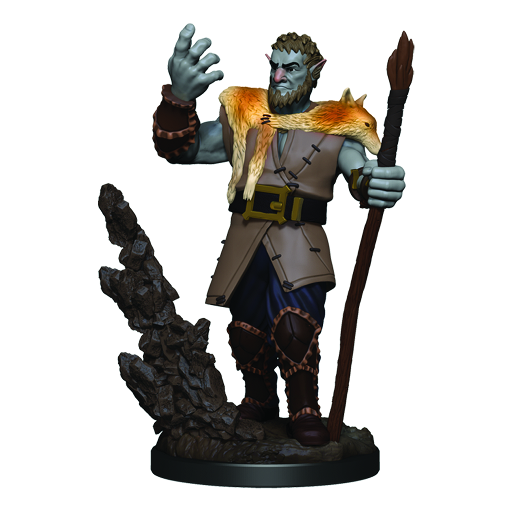 D&D Premium Painted Figures Male Firbolg Druid-1