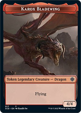 Karox Bladewing // Karox Bladewing Double-Sided Token [Starter Commander Decks]-2