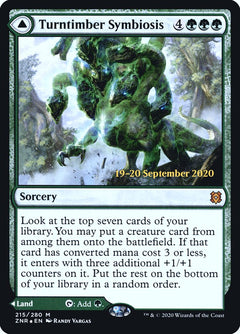 Turntimber Symbiosis // Turntimber, Serpentine Wood [Zendikar Rising Prerelease Promos]-1