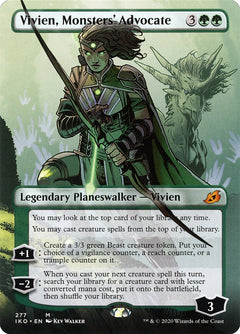 Vivien, Monsters' Advocate (Borderless) [Ikoria: Lair of Behemoths]-1