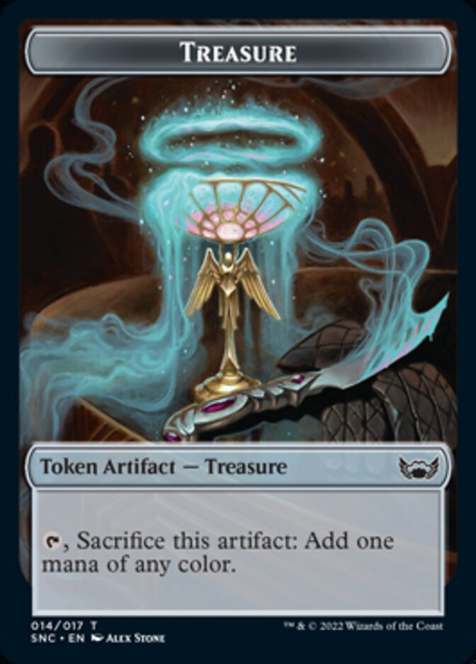 Treasure (014) // Citizen Double-Sided Token [Streets of New Capenna Tokens]-1