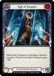 Sigil of Parapets [EVR122] (Everfest)  1st Edition Rainbow Foil