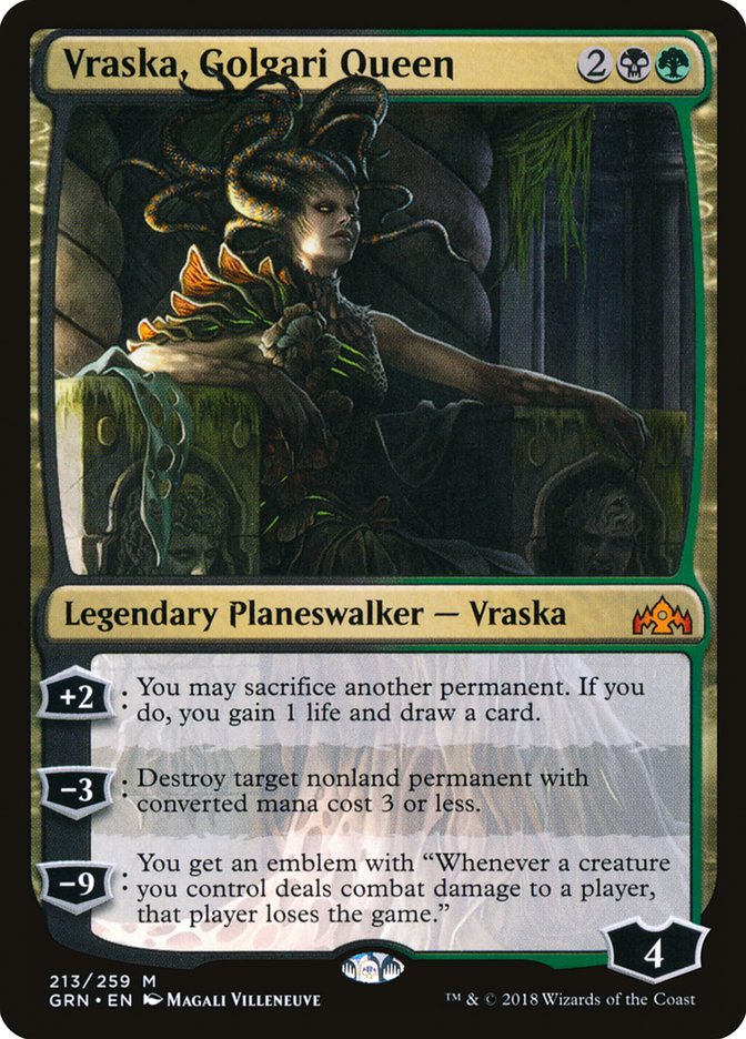 Vraska, Golgari Queen [Guilds of Ravnica]-1