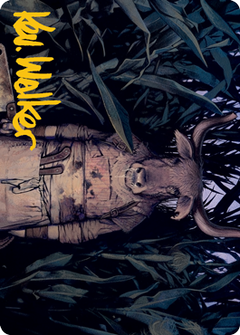 Fleshtaker Art Card (Gold-Stamped Signature) [Innistrad: Midnight Hunt Art Series]-1