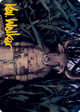 Fleshtaker Art Card (Gold-Stamped Signature) [Innistrad: Midnight Hunt Art Series]-1
