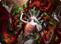 Dryad's Revival Art Card [Innistrad: Midnight Hunt Art Series]-1