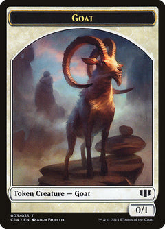 Wurm (032/036) // Goat Double-Sided Token [Commander 2014 Tokens]-2