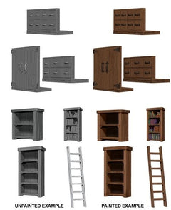 WizKids Deep Cuts Unpainted Miniatures Archivist Library-1