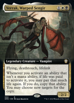 Verrak, Warped Sengir (Extended Art) [Dominaria United Commander]-1