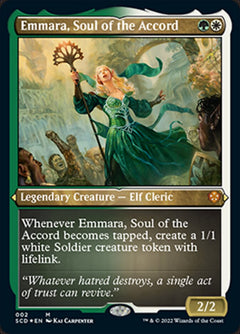 Emmara, Soul of the Accord (Foil Etched) [Starter Commander Decks]-1