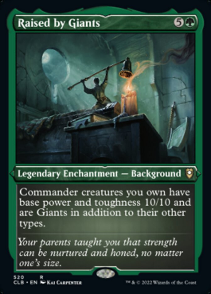 Raised by Giants (Foil Etched) [Commander Legends: Battle for Baldur's Gate]-1