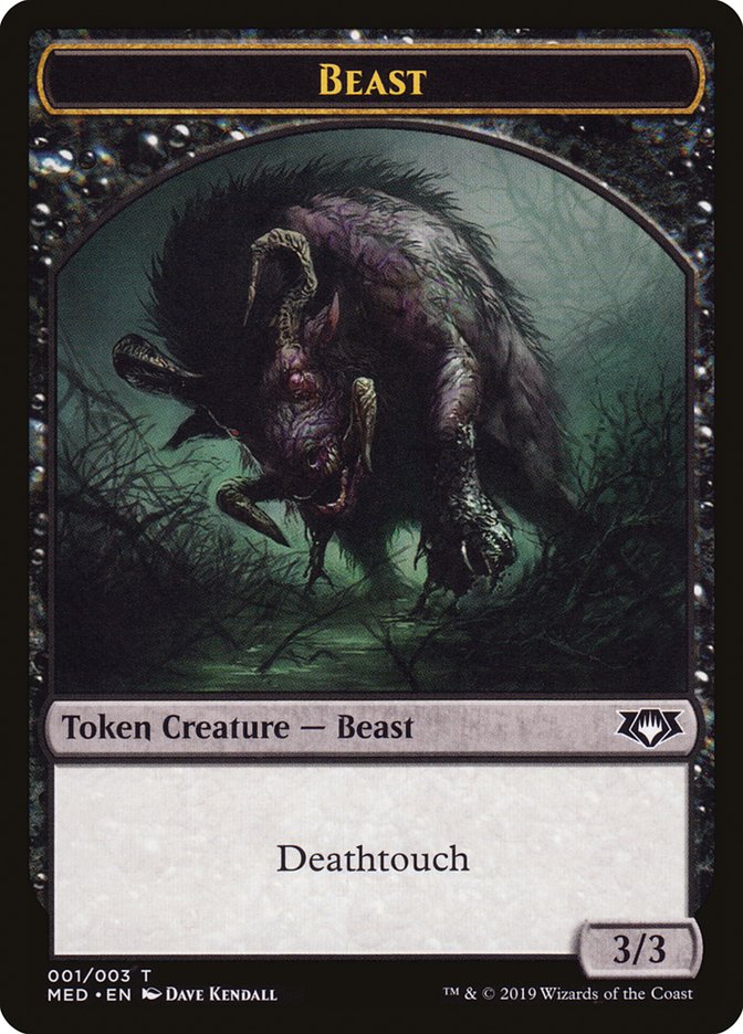 Beast Token [Mythic Edition Tokens]-1