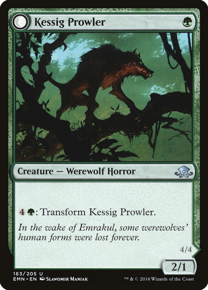Kessig Prowler // Sinuous Predator [Eldritch Moon]-1