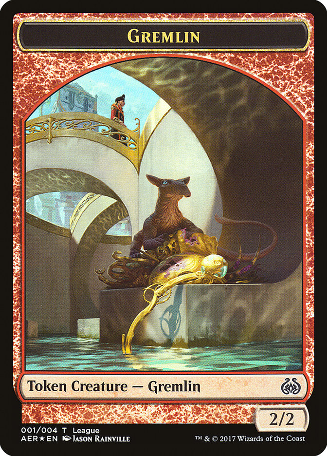 Gremlin // Energy Reserve Double-Sided Token [League Tokens 2017]-1