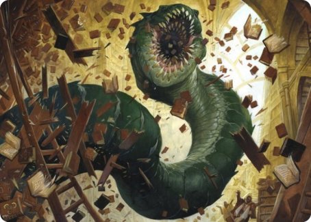 Bookwurm Art Card [Strixhaven: School of Mages Art Series]-1