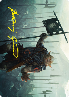 Ugluk of the White Hand Art Card (Gold-Stamped Signature) [The Lord of the Rings: Tales of Middle-earth Art Series]-1