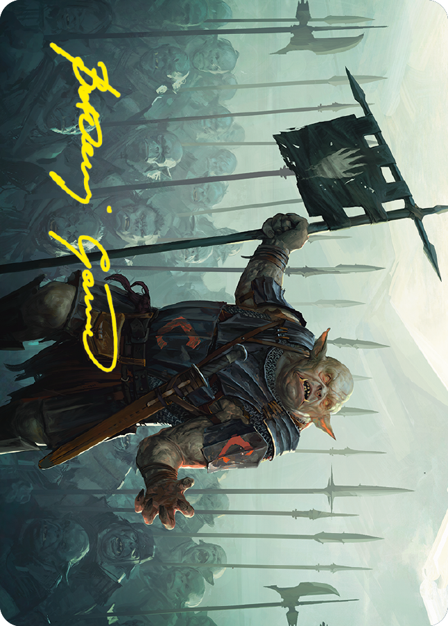 Ugluk of the White Hand Art Card (Gold-Stamped Signature) [The Lord of the Rings: Tales of Middle-earth Art Series]-1