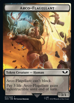 Soldier (004) // Arco-Flagellant Double-Sided Token (Surge Foil) [Warhammer 40,000 Tokens]-2