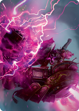Voltage Surge Art Card [Kamigawa: Neon Dynasty Art Series]-1