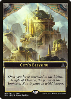 City's Blessing // Elemental Double-Sided Token [Friday Night Magic 2018]-1