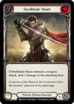 Steelblade Shunt (Red) [U-WTR126] (Welcome to Rathe Unlimited)  Unlimited Rainbow Foil-1